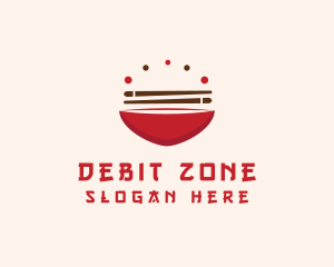 Asian Food Bowl Restaurant logo design