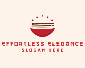 Asian Food Bowl Restaurant logo design