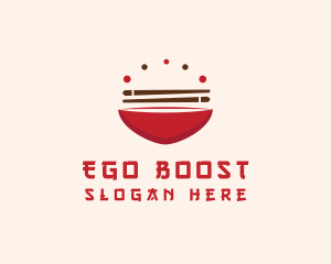 Asian Food Bowl Restaurant logo design