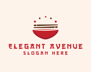 Asian Food Bowl Restaurant logo design