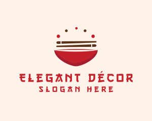 Asian Food Bowl Restaurant logo design