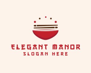 Asian Food Bowl Restaurant logo design