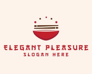 Asian Food Bowl Restaurant logo design