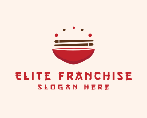 Asian Food Bowl Restaurant logo design