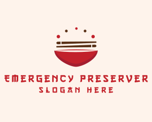 Asian Food Bowl Restaurant logo design