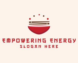 Asian Food Bowl Restaurant logo design