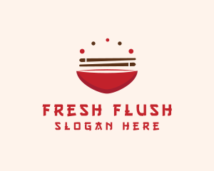 Asian Food Bowl Restaurant logo design