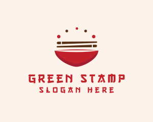 Asian Food Bowl Restaurant logo design