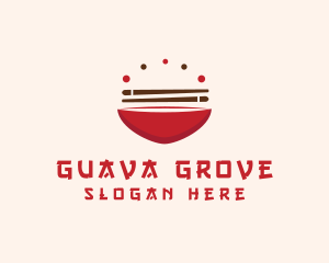 Asian Food Bowl Restaurant logo design