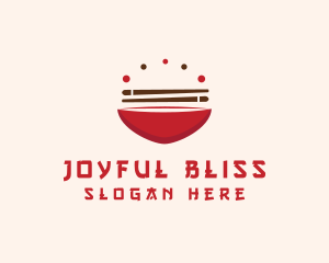 Asian Food Bowl Restaurant logo design