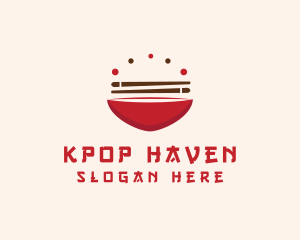 Asian Food Bowl Restaurant logo design