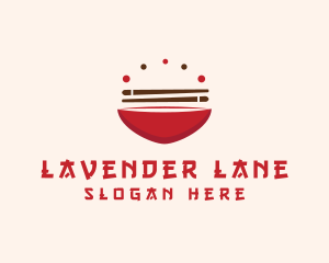 Asian Food Bowl Restaurant logo design