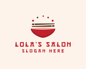 Asian Food Bowl Restaurant logo design