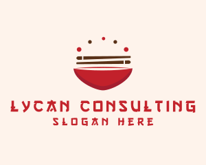 Asian Food Bowl Restaurant logo design