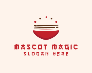 Asian Food Bowl Restaurant logo design