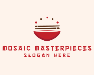 Asian Food Bowl Restaurant logo design