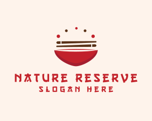 Asian Food Bowl Restaurant logo design