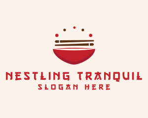 Asian Food Bowl Restaurant logo design