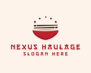 Asian Food Bowl Restaurant logo design