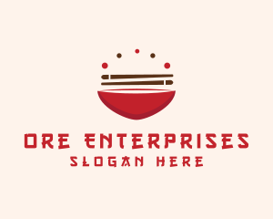 Asian Food Bowl Restaurant logo design