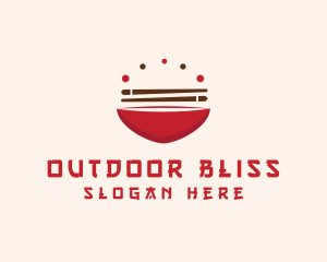 Asian Food Bowl Restaurant logo design