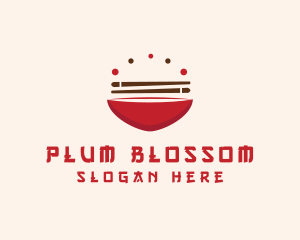 Asian Food Bowl Restaurant logo design