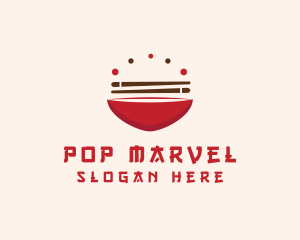 Asian Food Bowl Restaurant logo design