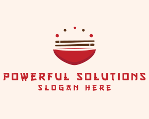 Asian Food Bowl Restaurant logo design