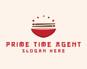 Asian Food Bowl Restaurant logo design