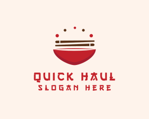 Asian Food Bowl Restaurant logo design