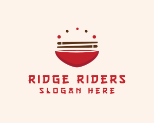 Asian Food Bowl Restaurant logo design