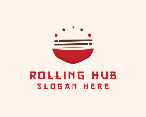 Asian Food Bowl Restaurant logo design