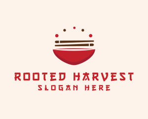 Asian Food Bowl Restaurant logo design