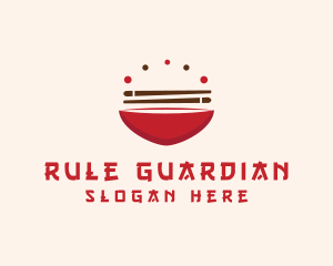 Asian Food Bowl Restaurant logo design