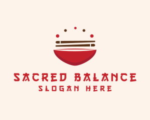 Asian Food Bowl Restaurant logo design