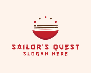 Asian Food Bowl Restaurant logo design