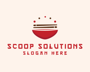 Asian Food Bowl Restaurant logo design