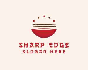 Asian Food Bowl Restaurant logo design