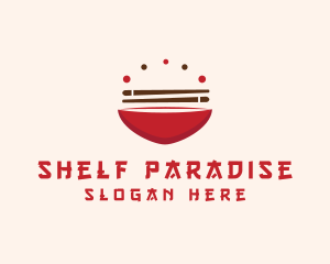 Asian Food Bowl Restaurant logo design