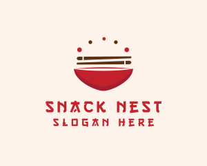 Asian Food Bowl Restaurant logo design