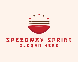 Asian Food Bowl Restaurant logo design