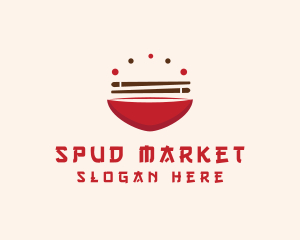 Asian Food Bowl Restaurant logo design