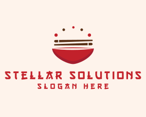 Asian Food Bowl Restaurant logo design