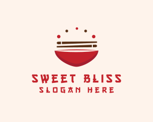 Asian Food Bowl Restaurant logo design