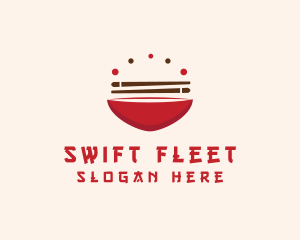 Asian Food Bowl Restaurant logo design