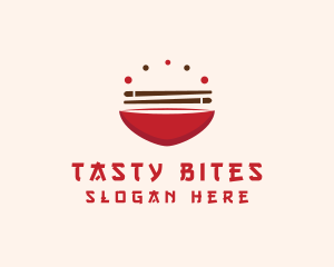 Asian Food Bowl Restaurant logo design