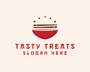 Asian Food Bowl Restaurant logo design