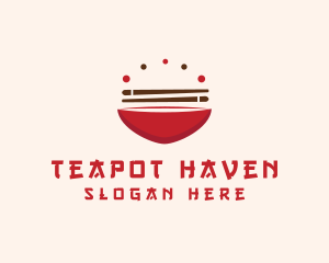 Asian Food Bowl Restaurant logo design