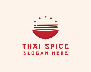 Asian Food Bowl Restaurant logo design