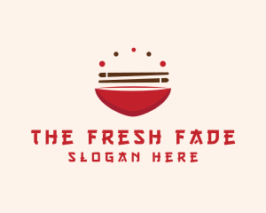 Asian Food Bowl Restaurant logo design